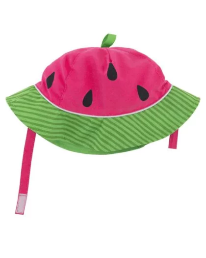 Cappellino estivo per bambini a forma di cocomero del marchio Zoocchini