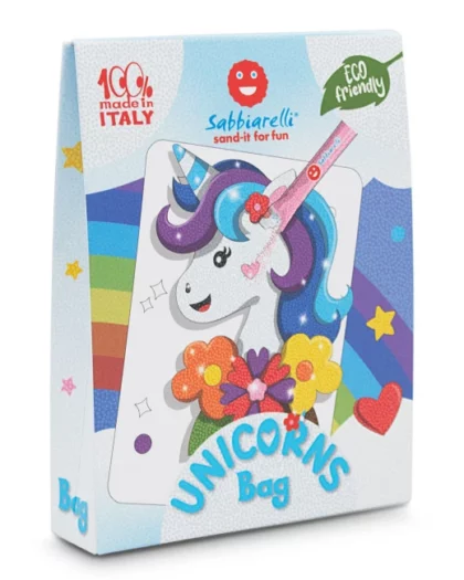 Bag a tema unicorni del gioco sabbiarelli