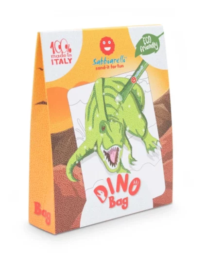 bag di sabbiarelli a tema dinosauri