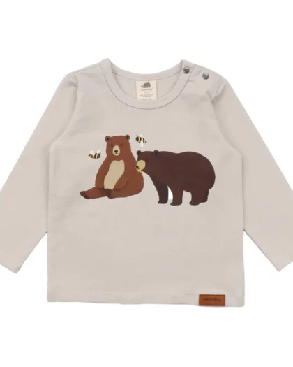 maglia a manica lunga per bambini con stampa orsi