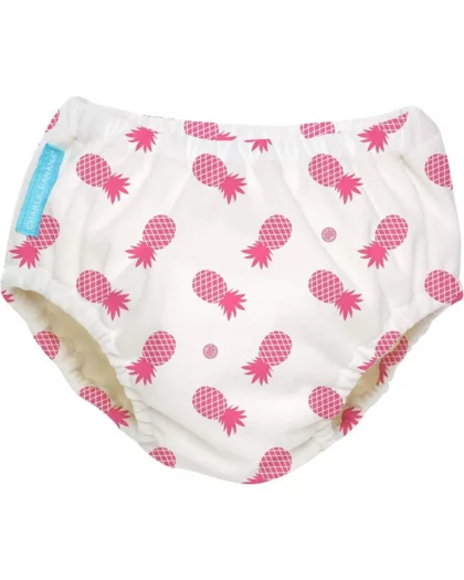 costume contenitivo per bambini con fantasia ananas rosa