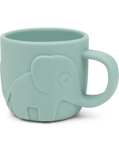 tazza in silicone per bambini di colore azzurro