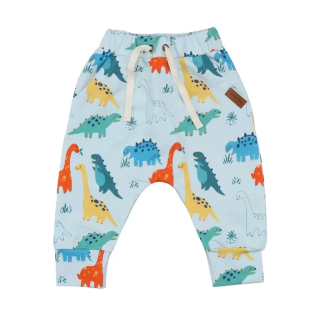 pantaloni per bambini con dinosauri