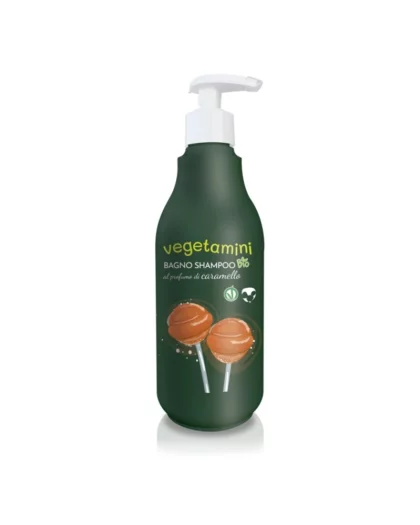 bagno shampoo per bambini al profumo di caramello