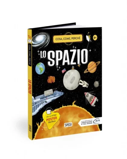 Atalente per bambini di sassi editore a tema spazio