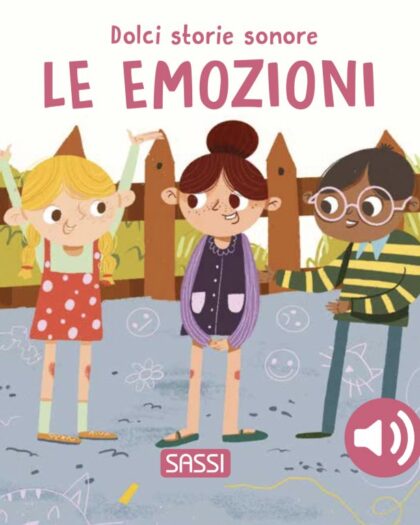 libro sonoro per bambini a tema emozioni di sassi editore