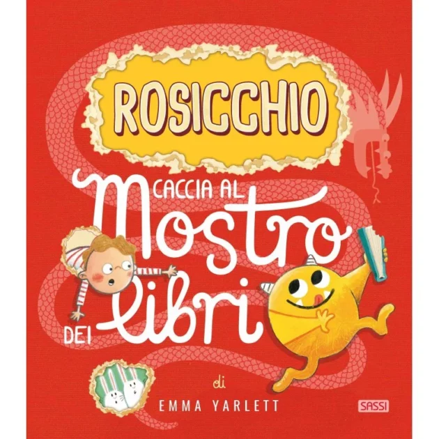 libro per bambini di Sassi Editore dal titolo "Rosicchio a caccia del mostro dei libri"