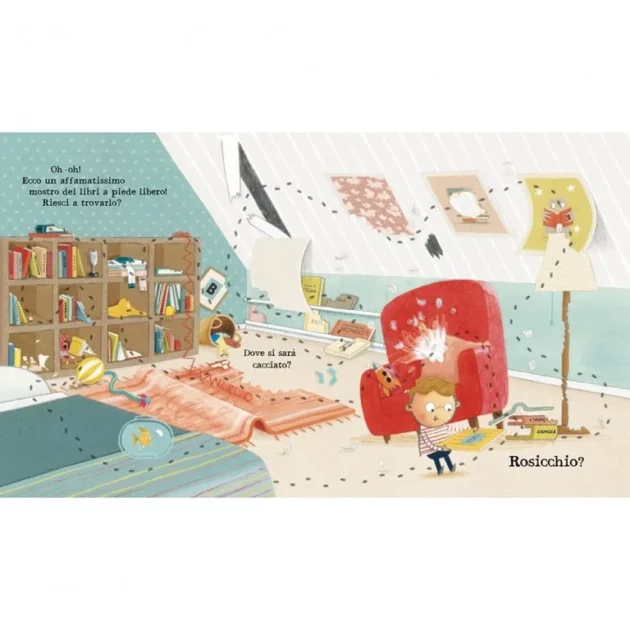 Rosicchio, caccia al mostri dei libri - Libro per bambini - Sassi Editore - immagine 3