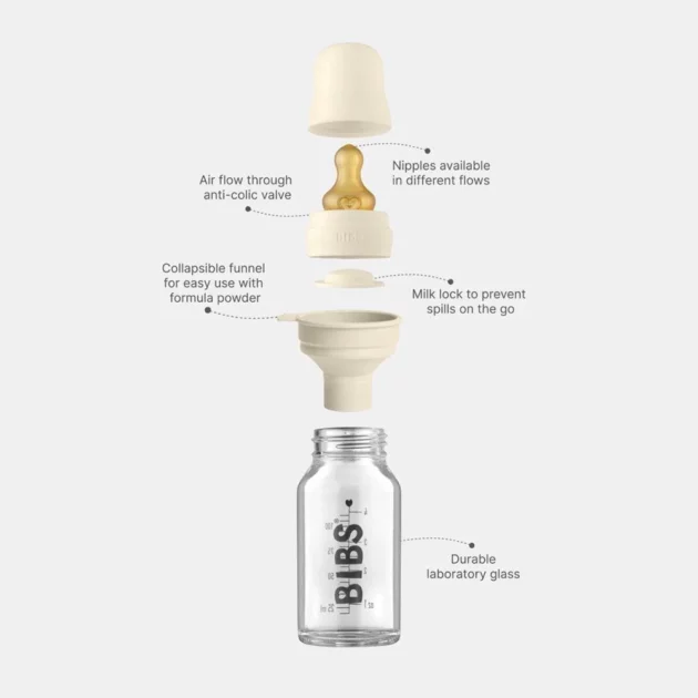 BIBS Biberon in Vetro 110ml - immagine 3