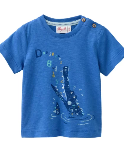 t shirt in puro cotone biologico coccodrillo