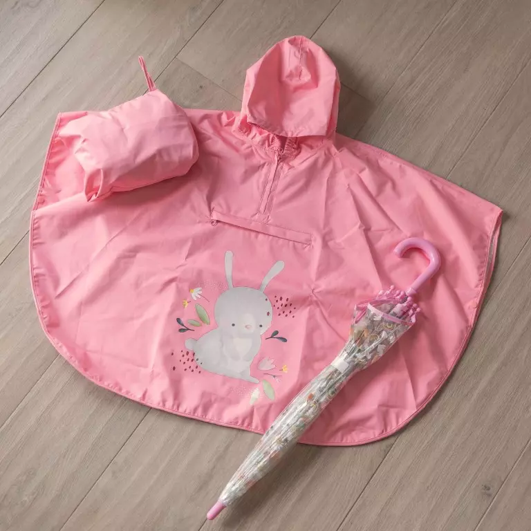 Poncho Impermeabile per Bambini - Coniglietta Fluffy - immagine 5