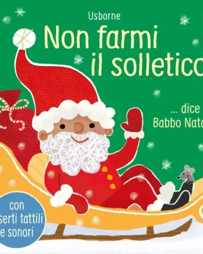 libro tattile e sonoro natalizio per i bambini piccoli. marca usborne
