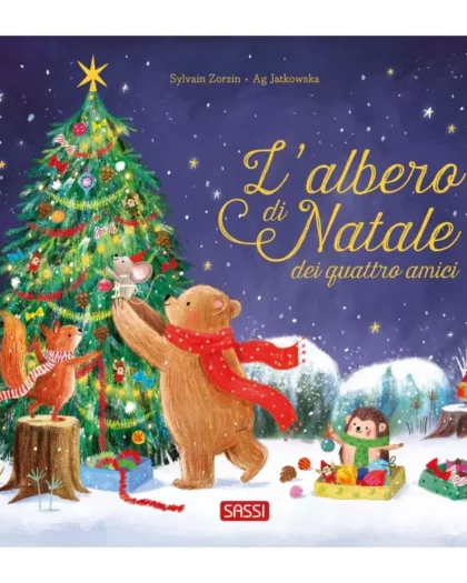 Libro l'albero di natale dei 4 amici di sassi editore