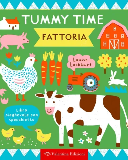 libro per neonati a tema fattoria perfetto per il tummy time