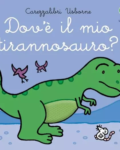 libro tattile per bebé a tema dinosauro di Usborne