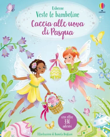 libro con adesivi caccia alla uova usborne
