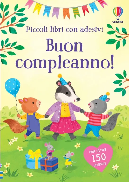 Buon Compleanno! - Libro con adesivi - Usborne