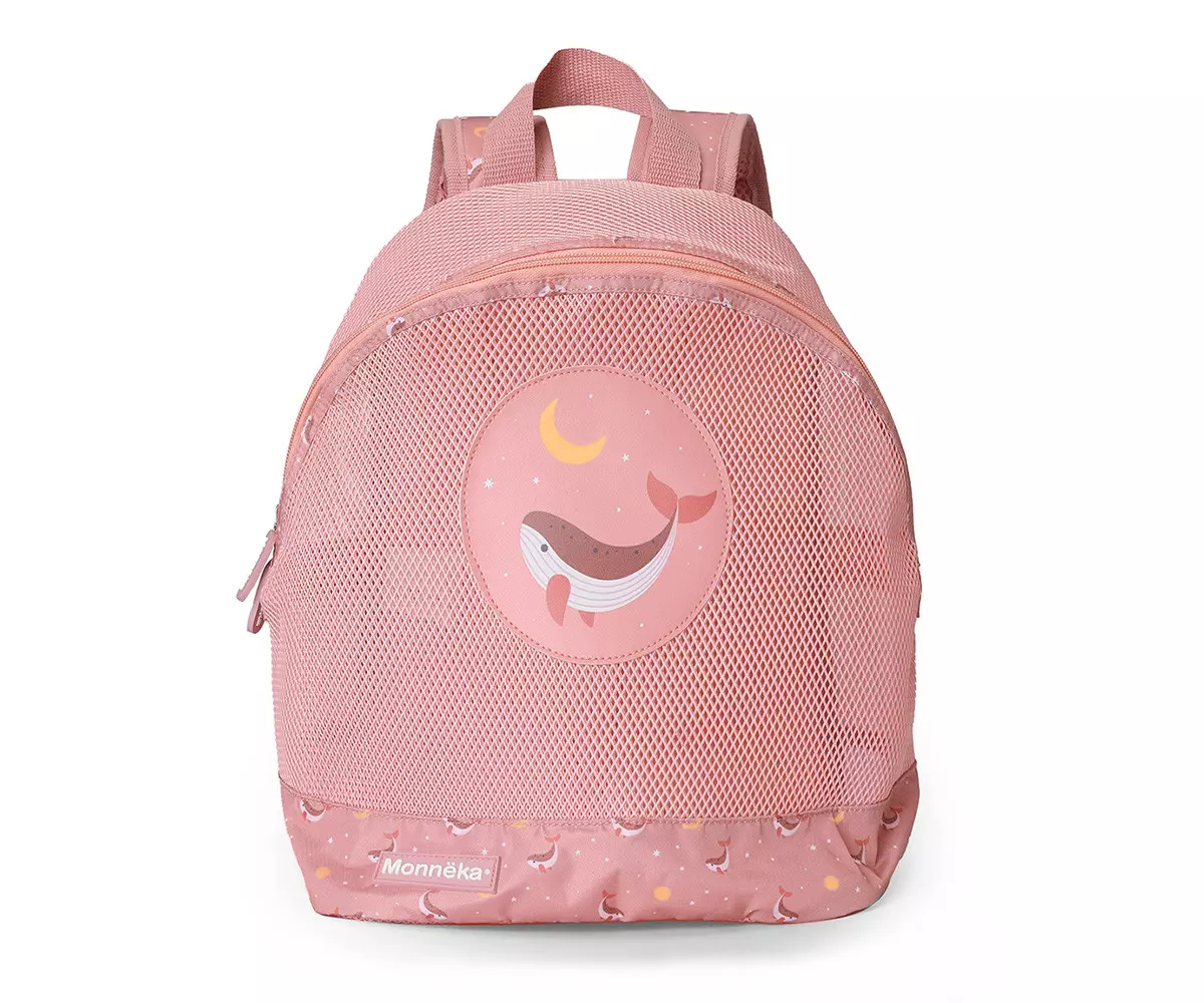 zaino antisabbia balene rosa