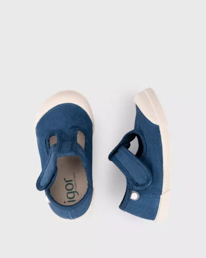 Scarpe in tela - Lona Pepito Blu - Igor