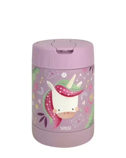 Thermos Portapappa in Acciaio – Unicorno Sparkly
