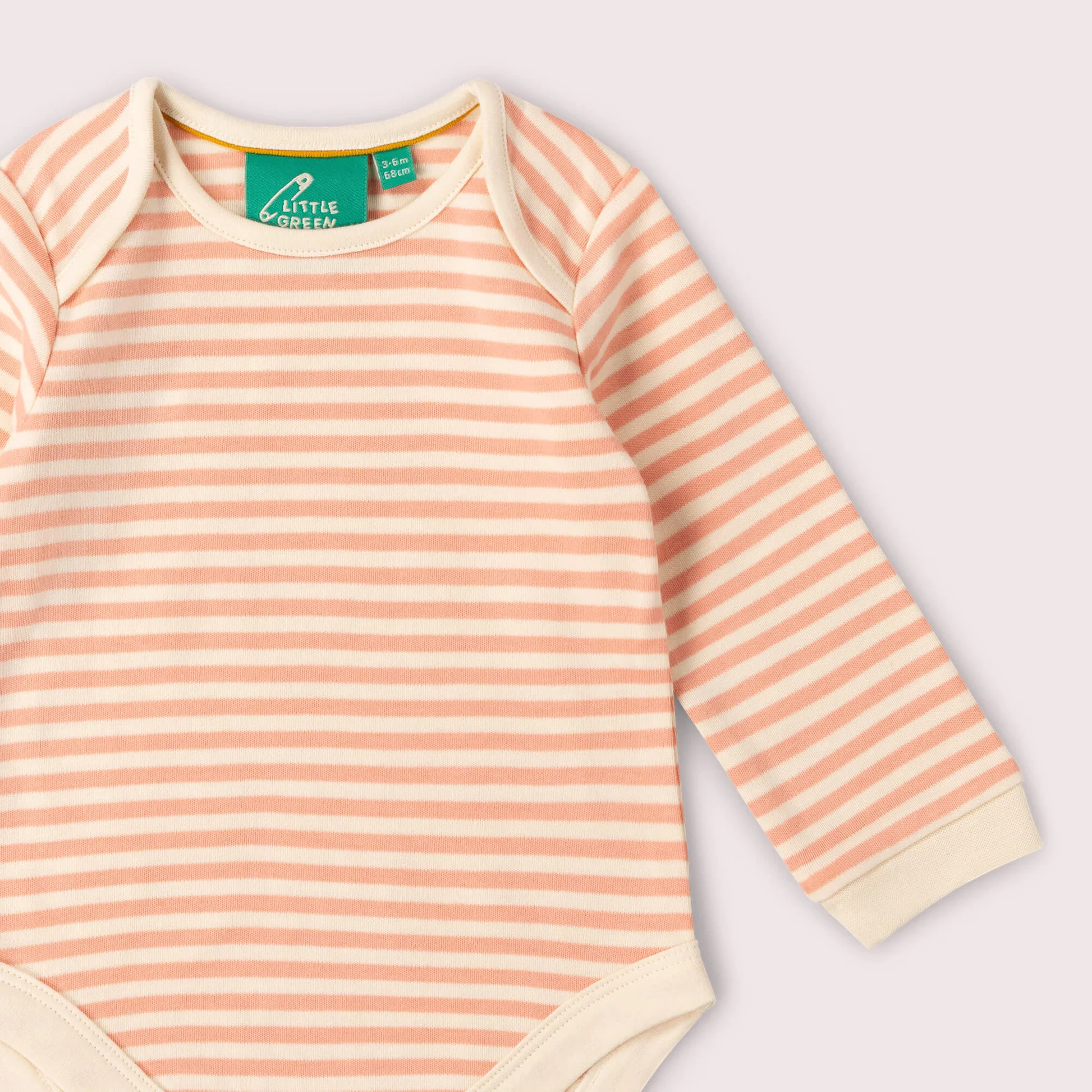 Little Green Radicals - Set 2 Body Neonata "Petals" in Cotone Biologico Fairtrade - immagine 4