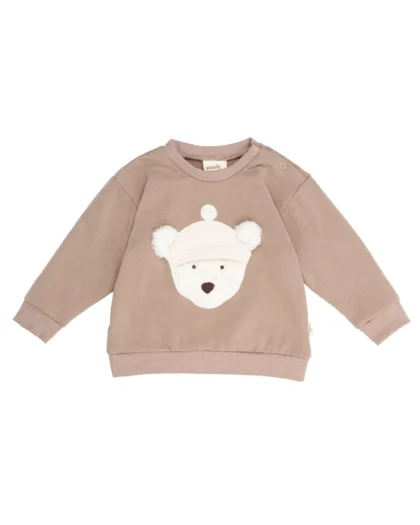 Wooly Organic - Maglione Orsetto in Cotone Biologico GOTS
