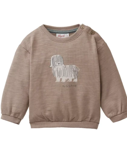 People Wear Organic - Felpa in Cotone Biologico Cagnolino