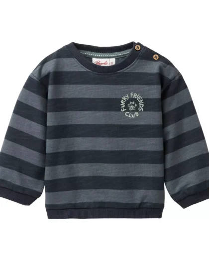 People Wear Organic - Felpa in Cotone Biologico Righe